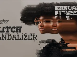 cover image glitch vandalizer photoshop plugin