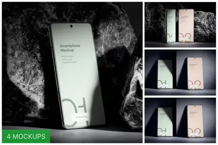 Google Pixel Screen Mockup Set