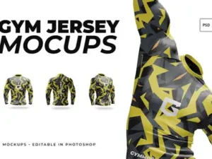 cover image gym compression shirt mockup