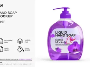 cover image hand soap mockup