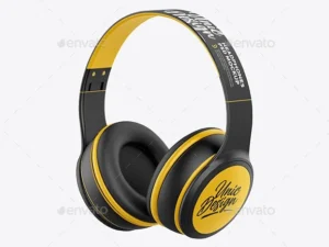 cover image headphones mockup
