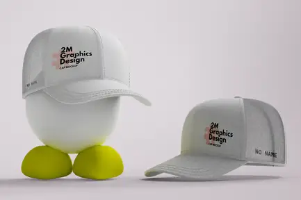 High-Quality Baseball Cap Mockups