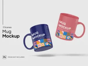 cover image high quality coffee mug mockup