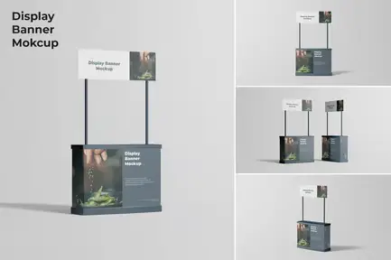 High Quality Display Stand Mockup