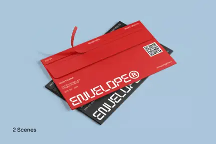 High Quality Envelope Mockup