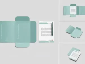 cover image high quality folder mockup for branding
