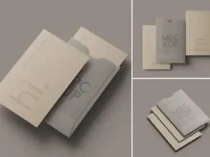 cover image high quality gift card mockup