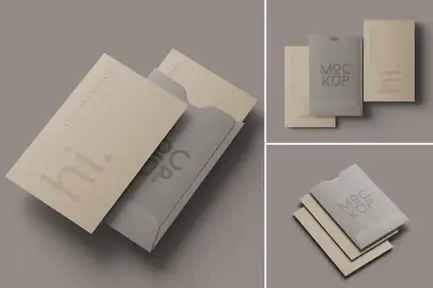 High Quality Gift Card Mockup