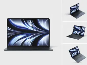 cover image high quality macbook air m2 mockups