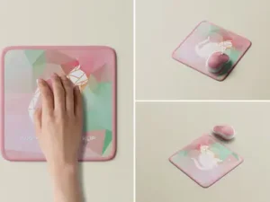 cover image high quality mouse pad mockup