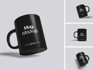 cover image high quality mug mockup
