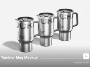 cover image high quality tumbler bottle mockup