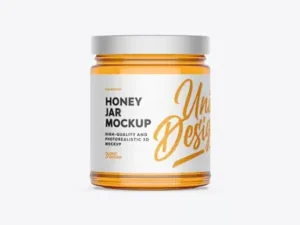 cover image honey jar mockup