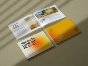 cover image horizontal catalogue mockup
