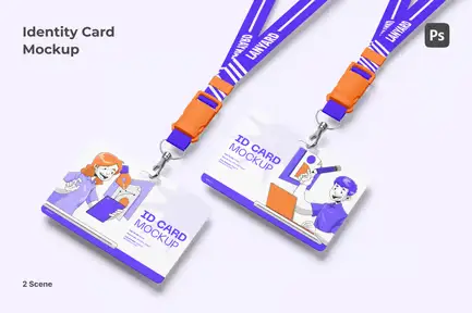 ID Card Mockup