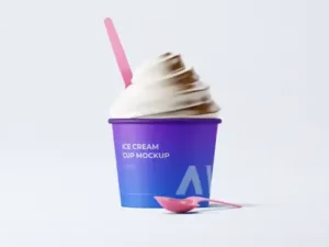 cover image ice cream cup mockup 1