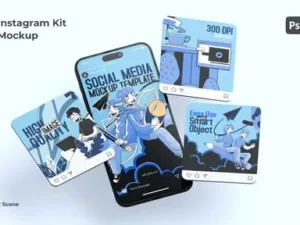cover image instagram kit mockup
