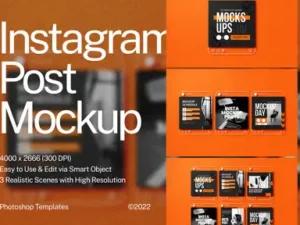 cover image instagram post mockup