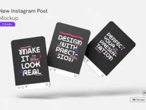 cover image intagram post mockup