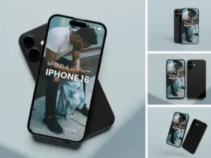 cover image iphone 16 mockup