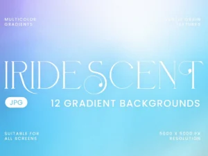 cover image iridescent gradient backgrounds