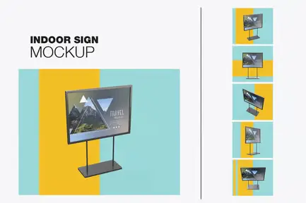 Isolated TV Mockup