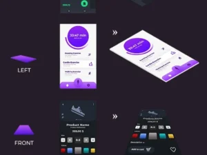 cover image isometrical 3d view generator photoshop plugin