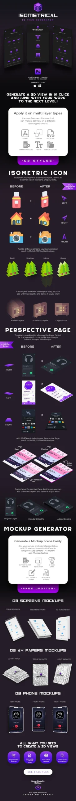 Isometrical - 3D View Generator - Photoshop Plugin