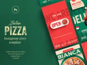 cover image italian pizza instagram story