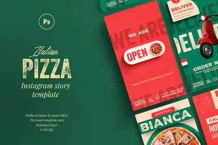 Italian Pizza Instagram Story