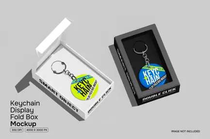 Keychain Box Mockup