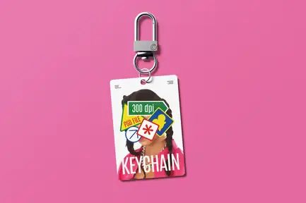 Keychain Mockup | 002
