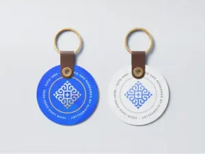 cover image keychain mockup
