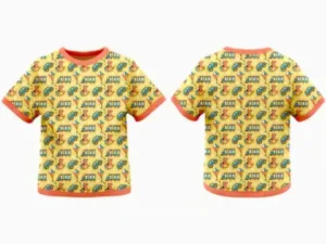 cover image kids t shirt mockup