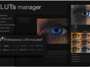 cover image luts manager real time bulk lut previewer and organizer