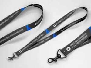 cover image lanyard id card holder mockup