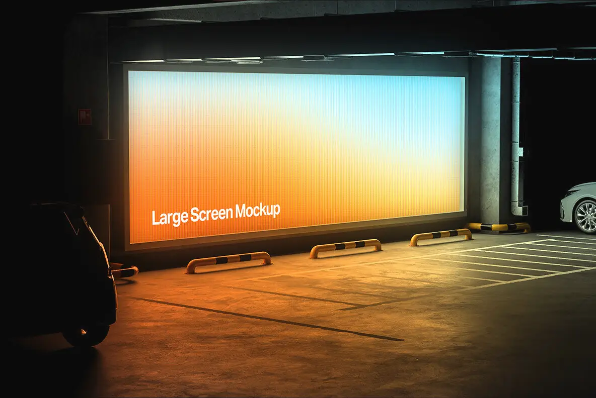 Large Screen Mockup Graphics