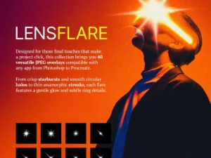 cover image lens flare overlays collection