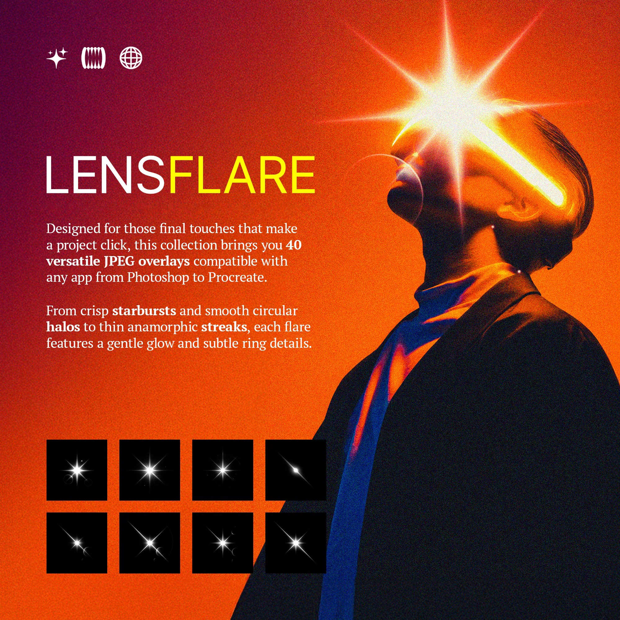 Lens Flare Overlays Collection