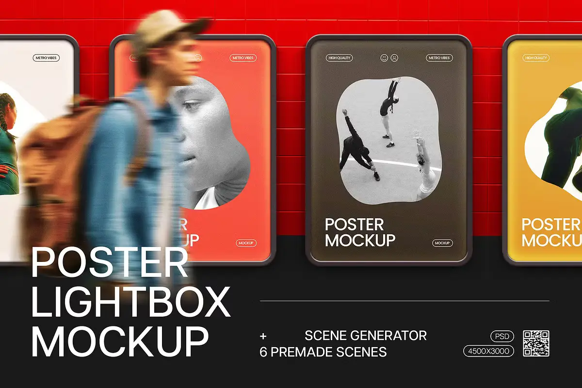 Lightbox Poster Mockup Generator