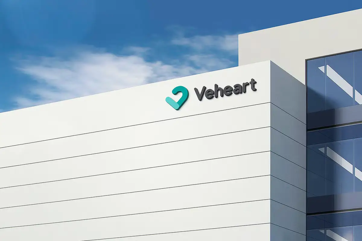 Logo Mockup 3D Modern White Building