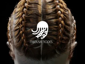 cover image medusa nodes procedural hair system for blender beta