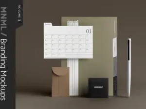cover image mnml branding mockups vol 3