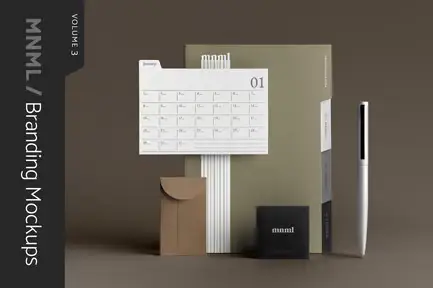 MNML / Branding Mockups Vol. 3