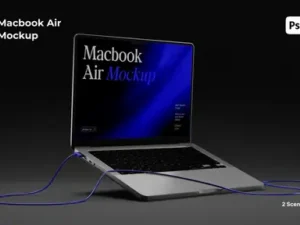 cover image macbook air mockup
