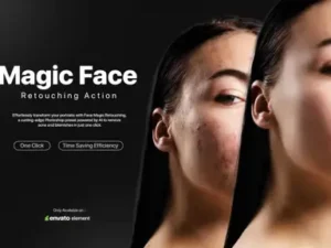 cover image magic face retouching