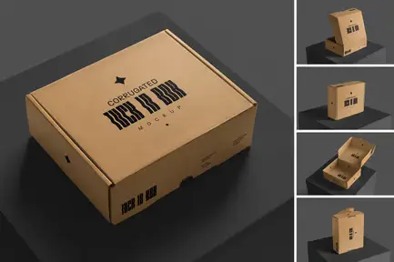 Mailer Box Mockup