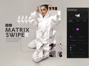 cover image matrix swiper animation ps plugin