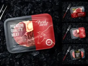 cover image meat package mockup