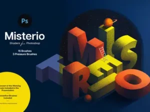 cover image misterio shader photoshop brushes